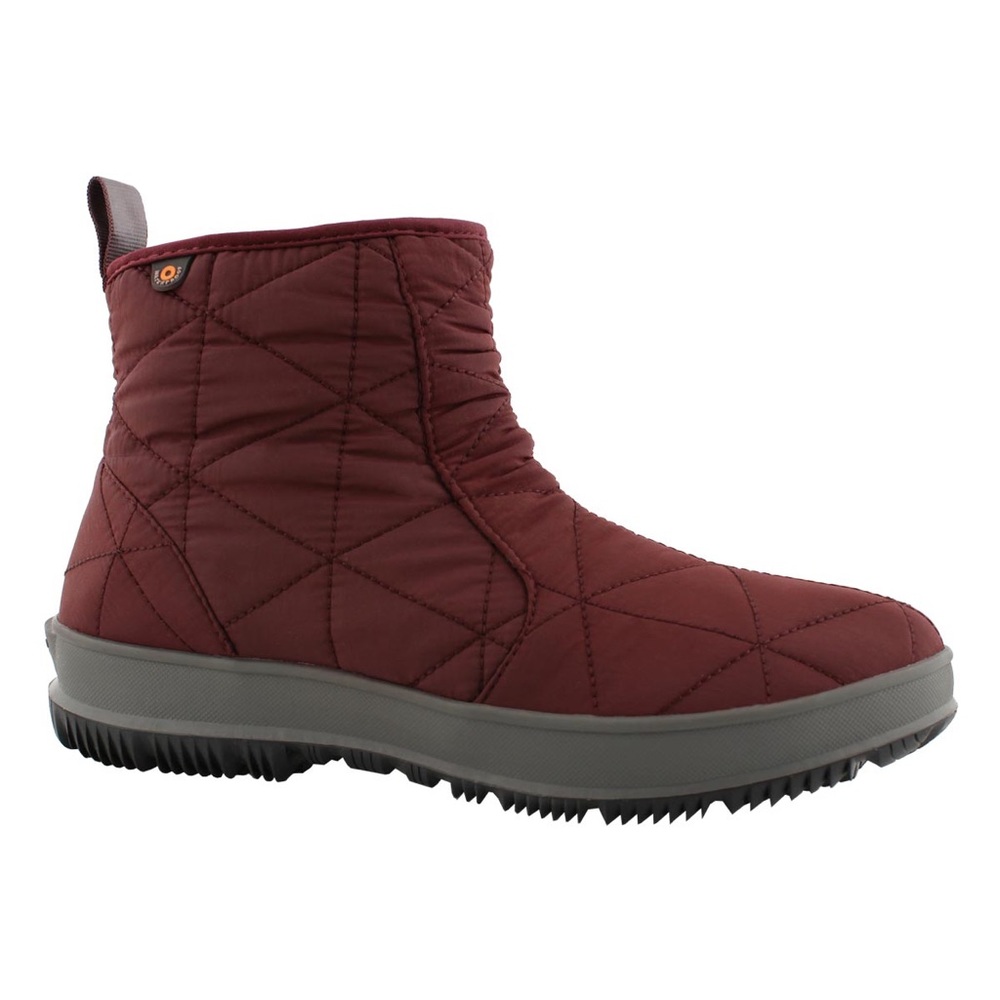 Bogs Snowday Low Boot (Wine) Size 8/39